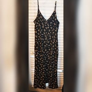 Floral print maxi dress